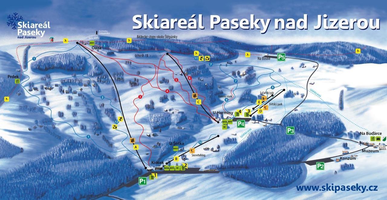 Na Budarce Paseky nad Jizerou Eksteriør bilde